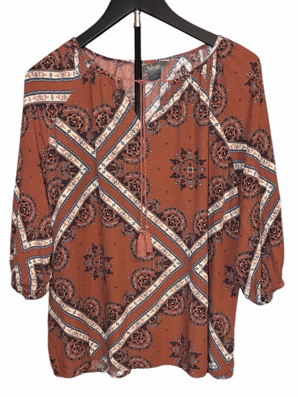 EUC Boho Top Bundle 3pc Free People Inspired Flowy Spring Blouses - Picture 4 of 6